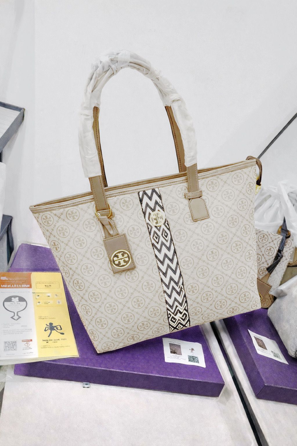 The Tory Signature Tote Bag