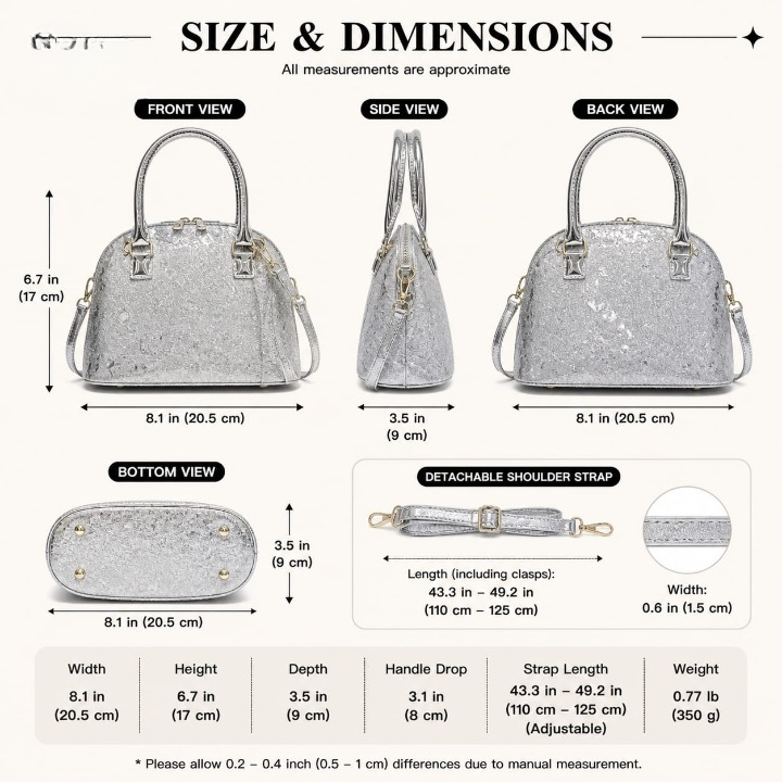 The Orion D-Shape Crossbody Bag