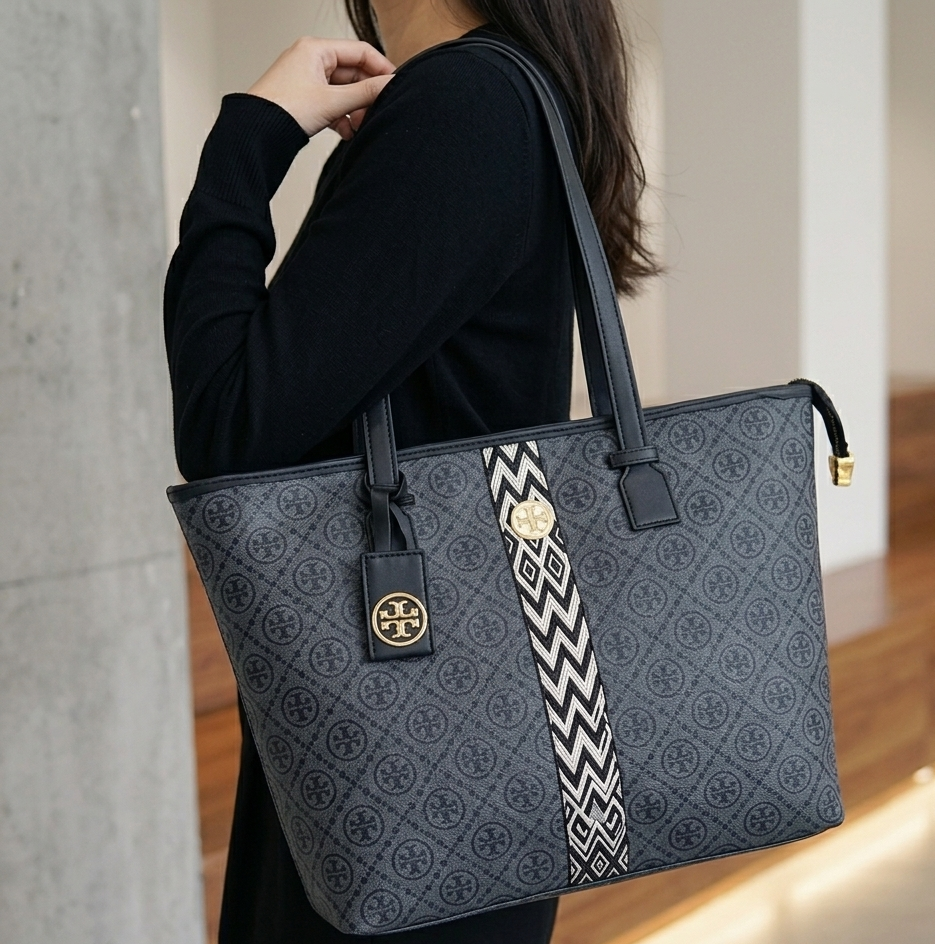 The Tory Signature Tote Bag