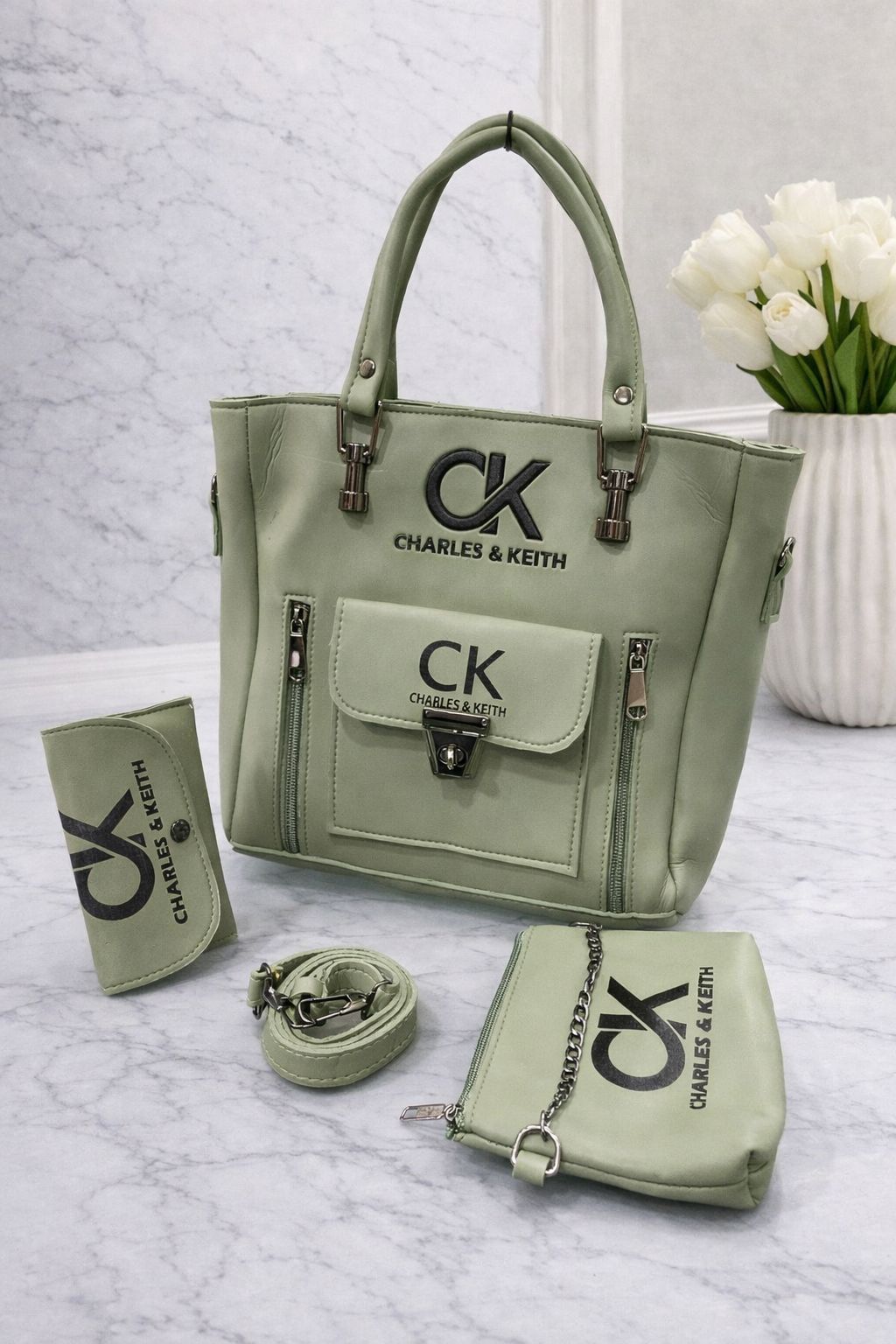 The Premium 3-Piece  Handbag Set