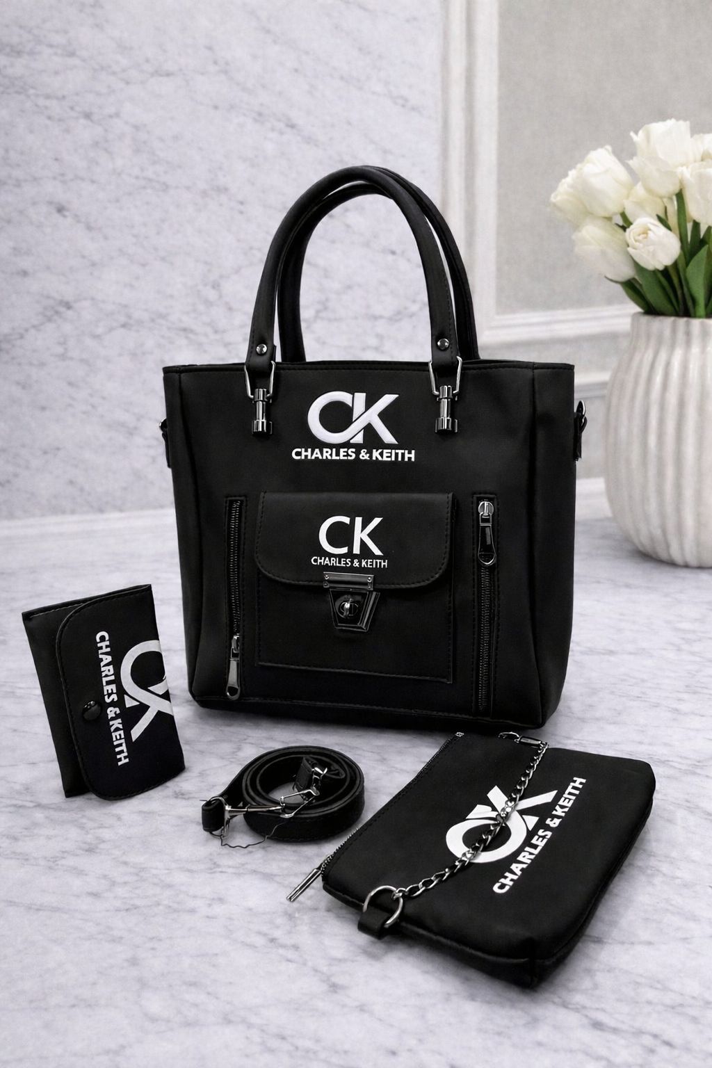 The Premium 3-Piece  Handbag Set