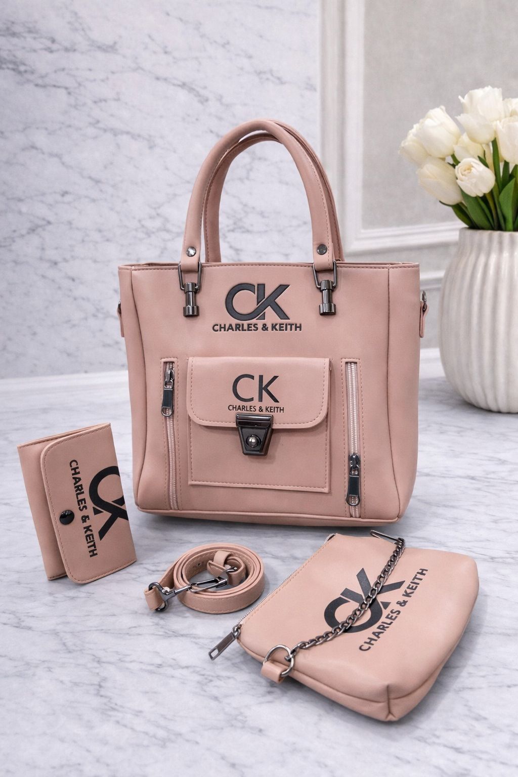 The Premium 3-Piece  Handbag Set