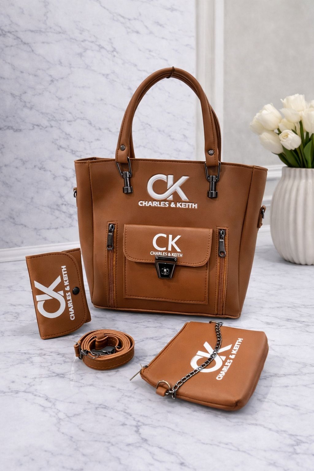 The Premium 3-Piece  Handbag Set