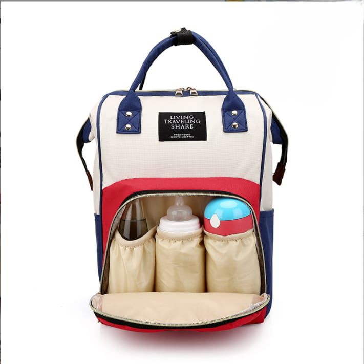 The Boston Diaper Backpack with Insulated Feeder Pouch