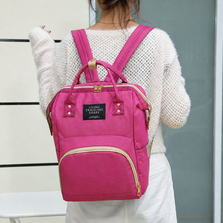 The Boston Diaper Backpack with Insulated Feeder Pouch