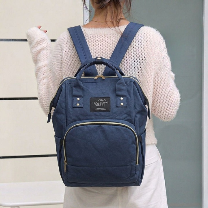 The Boston Diaper Backpack with Insulated Feeder Pouch