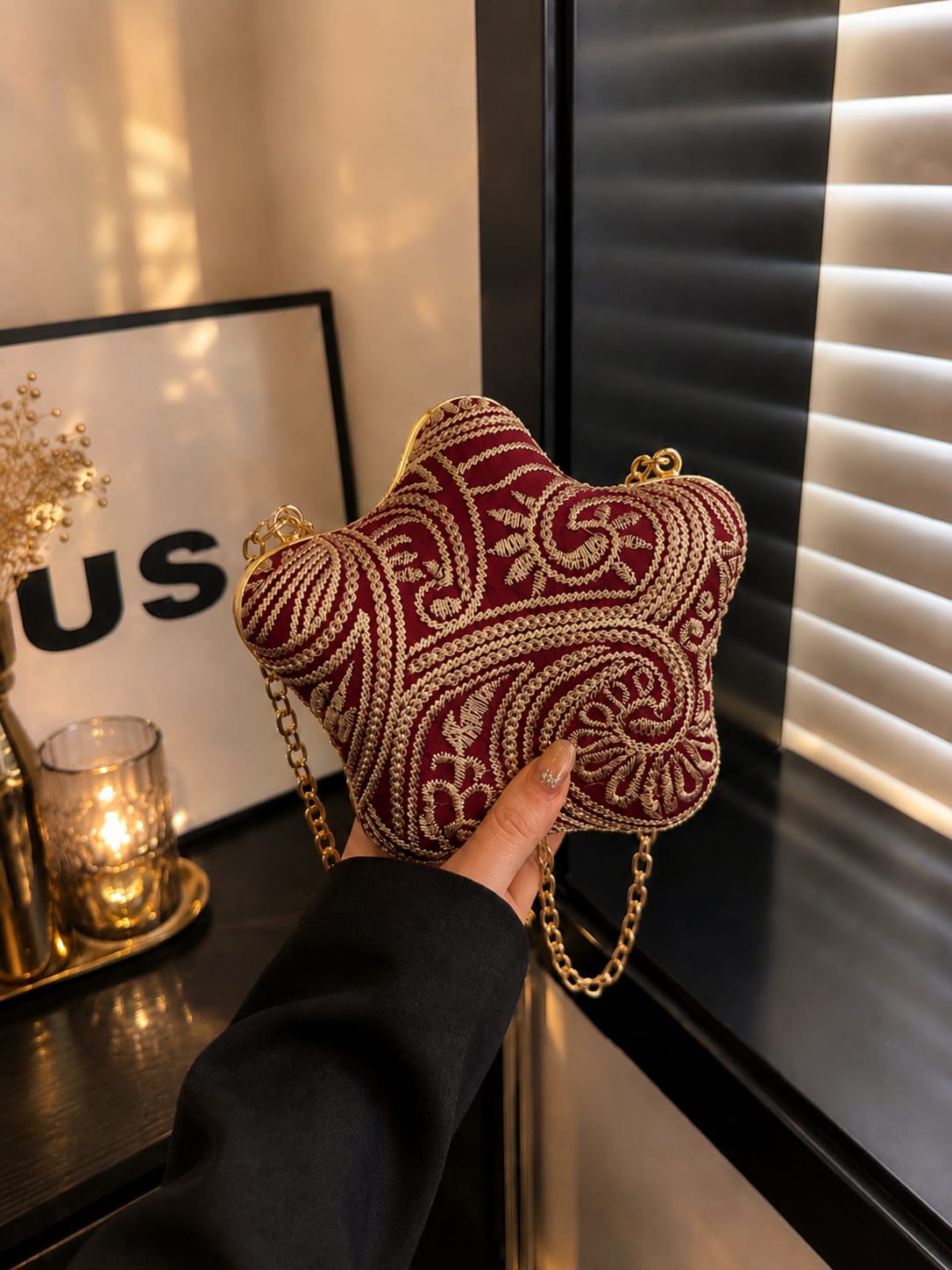 The Mercer Star Frame Clutch