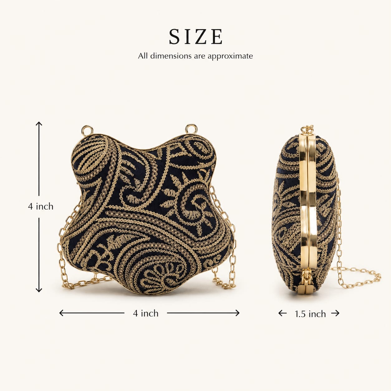 The Mercer Star Frame Clutch