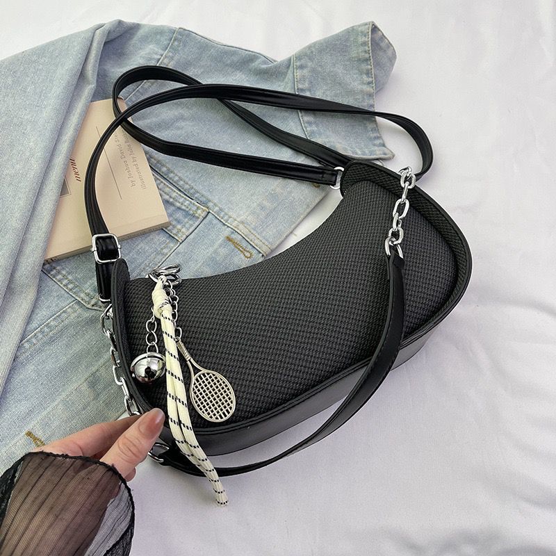 The Vienna Half-Moon Leather Sling Bag