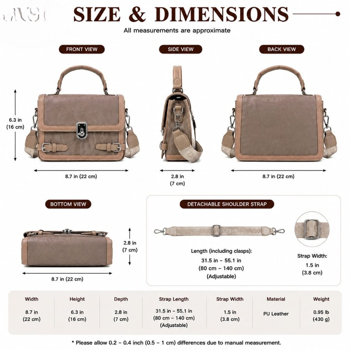 The Riviera Sleek Crossbody Bag