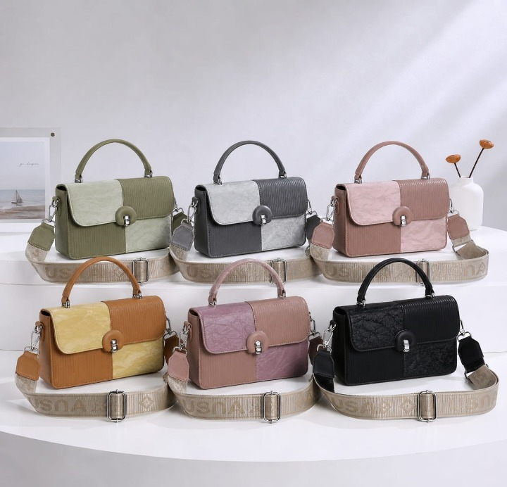 The Camden Dual-Tone Crossbody Bag