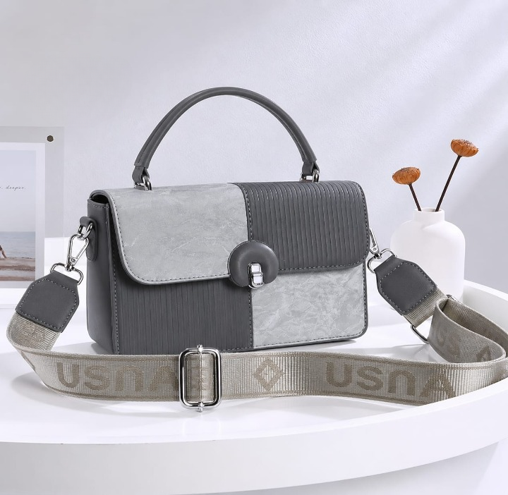The Camden Dual-Tone Crossbody Bag