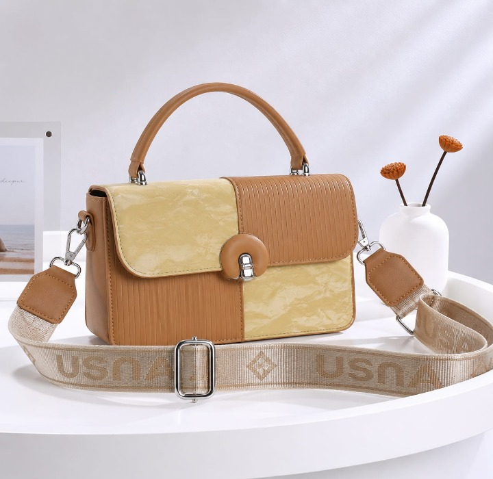 The Camden Dual-Tone Crossbody Bag