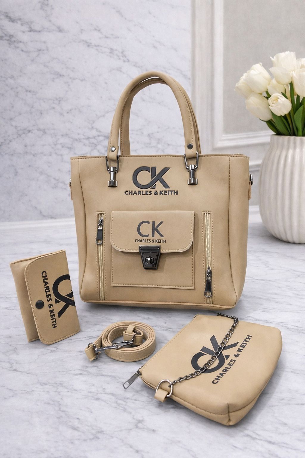 The Premium 3-Piece  Handbag Set