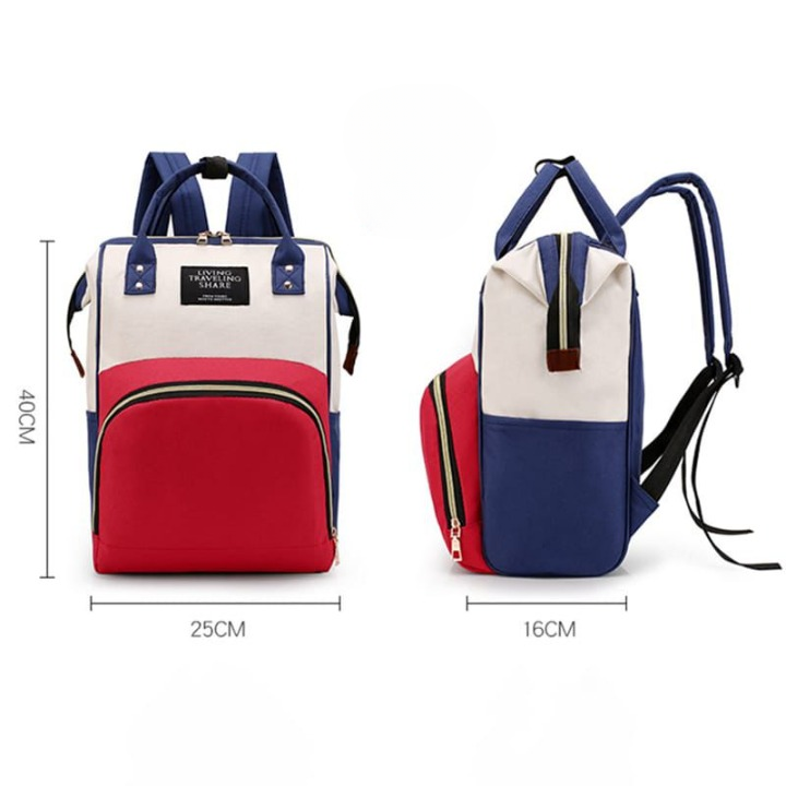 The Boston Diaper Backpack with Insulated Feeder Pouch