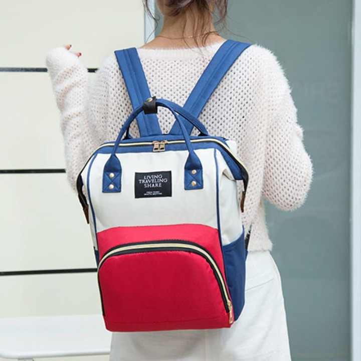 The Boston Diaper Backpack with Insulated Feeder Pouch