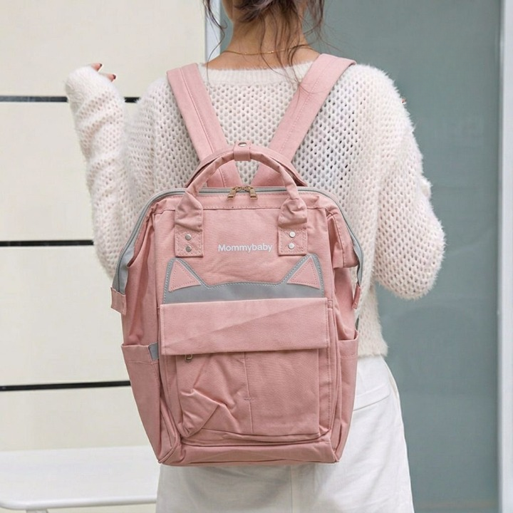 The Boston Diaper Backpack with Insulated Feeder Pouch