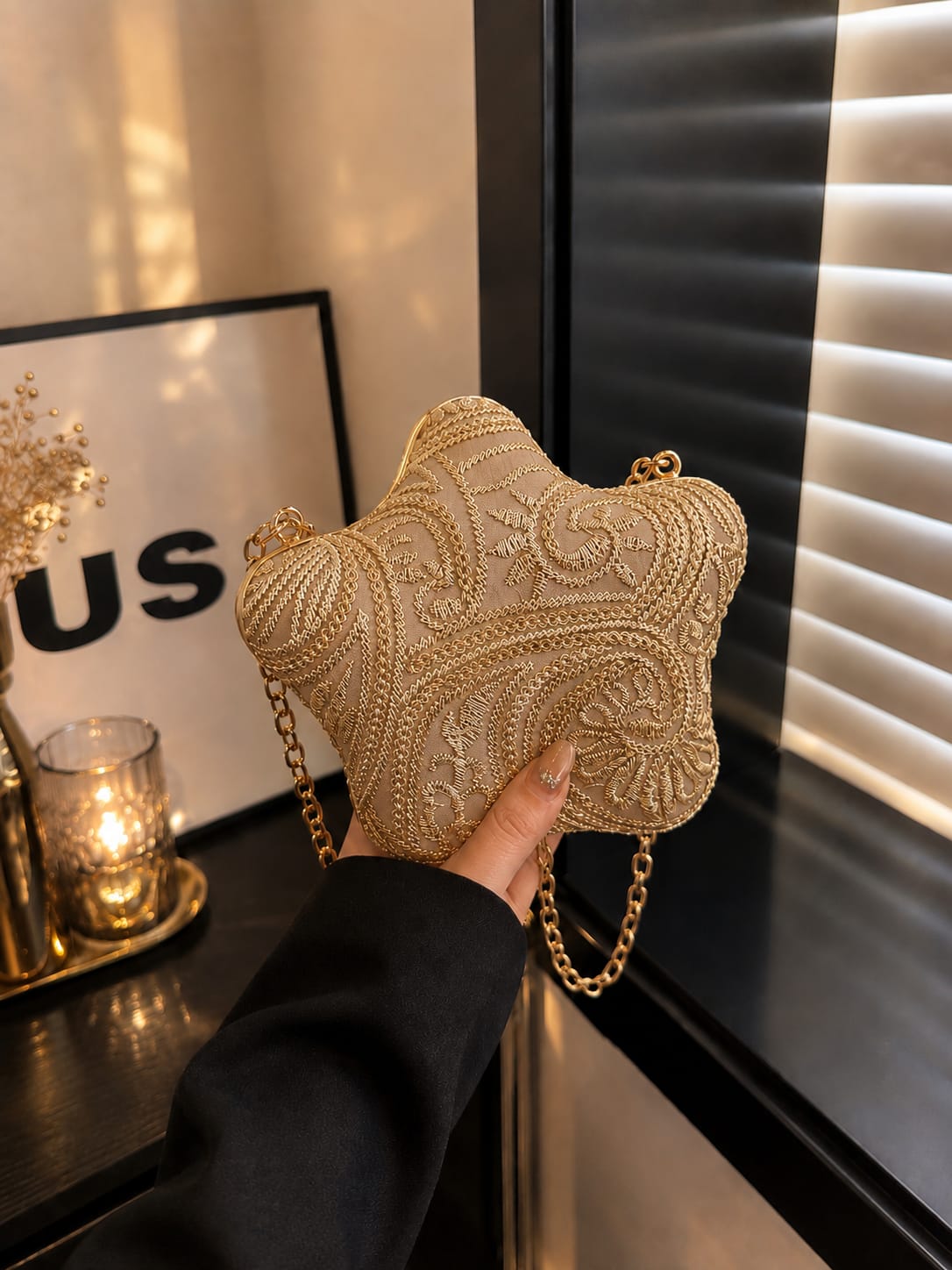 The Mercer Star Frame Clutch