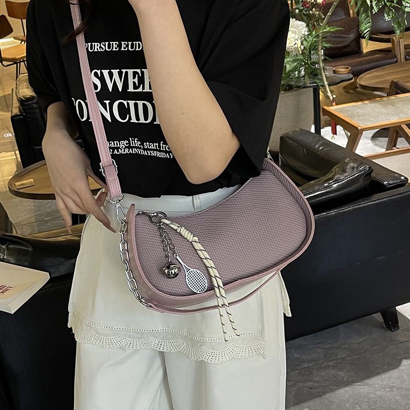 The Vienna Half-Moon Leather Sling Bag