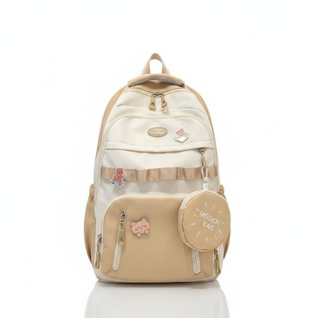 Kawaii Cream Backpack – Studio Product Shot